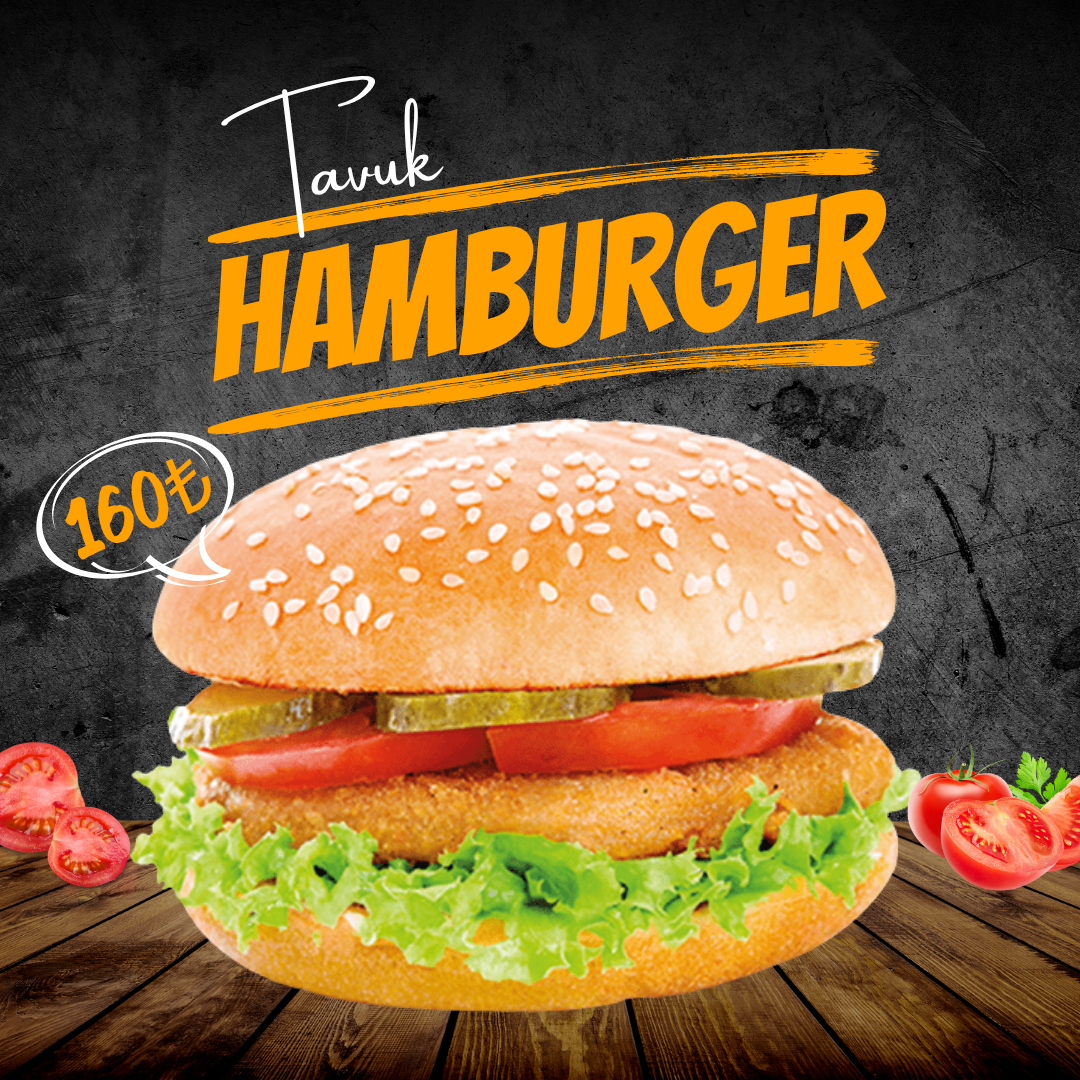 Tavuklu Hamburger